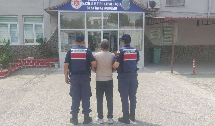 Nazilli'de 7 yıl hapis cezası bulunan şahıs bulundu