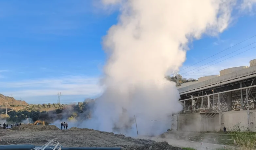 Germencik’te JES borusu patladı!