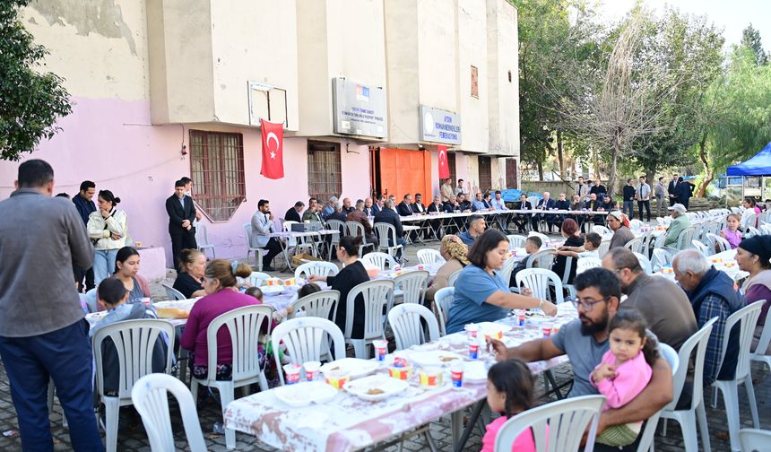 Ilıcabaşı halkı pilav hayrında bir araya geldi!