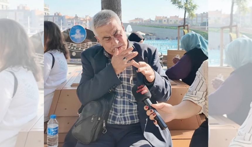 Aydın'da gırtlağıyla zurna çalan adam dikkat çekiyor!