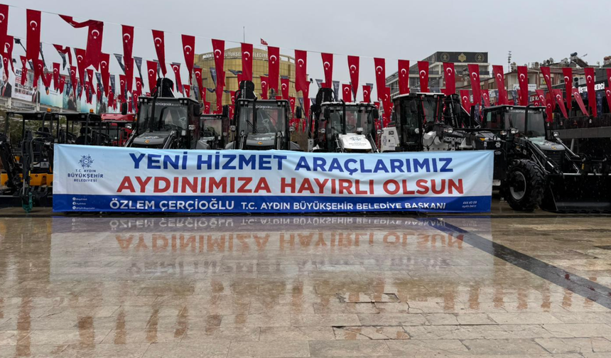 Aydın Büyükşehir Belediyesi'nden araç filosuna yatırım