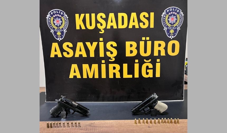 Kuşadası'nda aranan 2 şahıs yakalandı