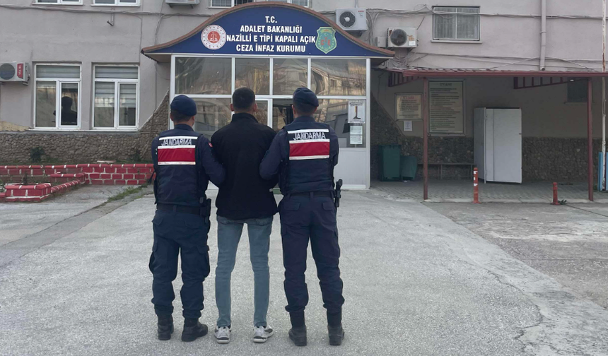Nazilli'de 11 yıl kesinleşmiş hapis cezası bulunan şahıs yakalandı