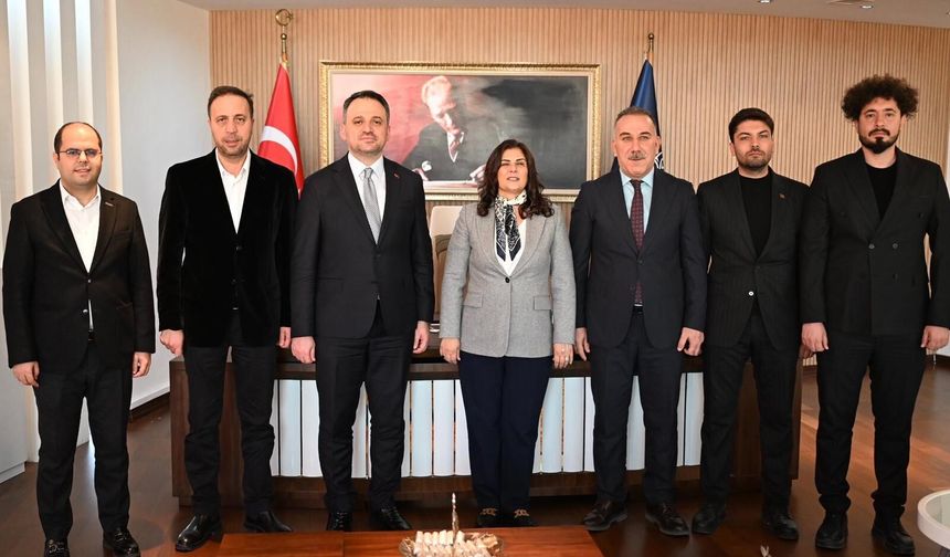 Çerçioğlu'na, Gençlik ve Spor Bakan Yardımcısı Dr. Eminoğlu'nda ziyaret