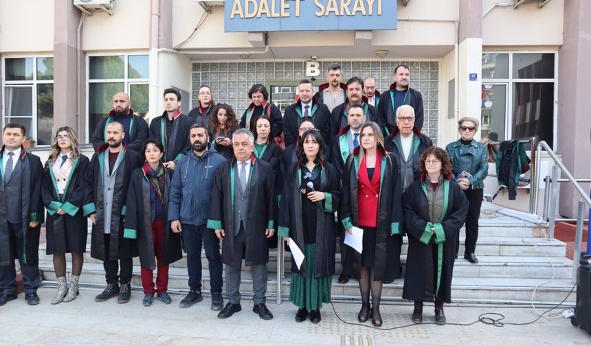 Aydın'da avukatlardan ortak ses "Kadınlar mücadeleden vazgeçmeyecek"