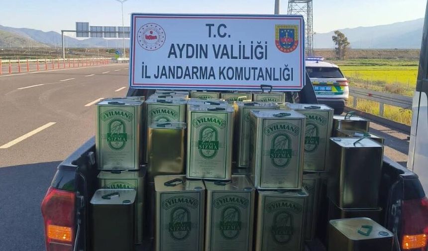 Aydın’da 1 milyon 450 bin liralık sahte zeytinyağı ele geçirildi!