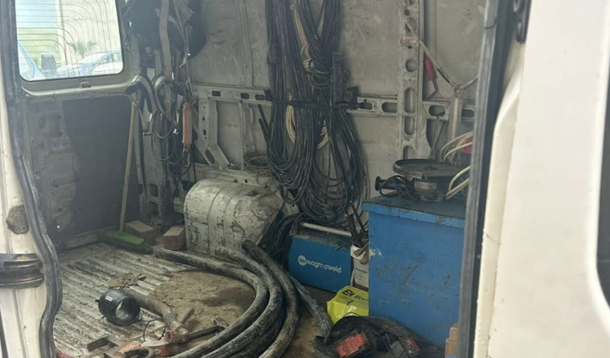 Aydın’da 250 bin TL’lik kablo hırsızlığı!