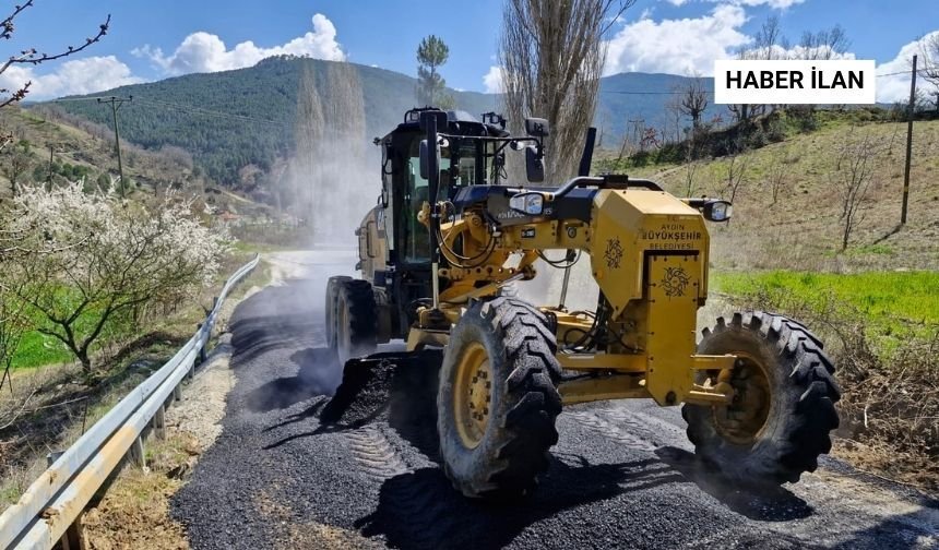 Başkan Çerçioğlu'nun öncülüğünde Aydın'ın tüm ilçelerinde yol yapım ve yenileme çalışmaları sürüyor