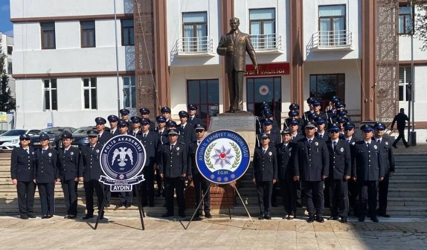 Aydın’da Türk Polis Teşkilatı’nın 181. kuruluş yıl dönümü törenle kutlandı!