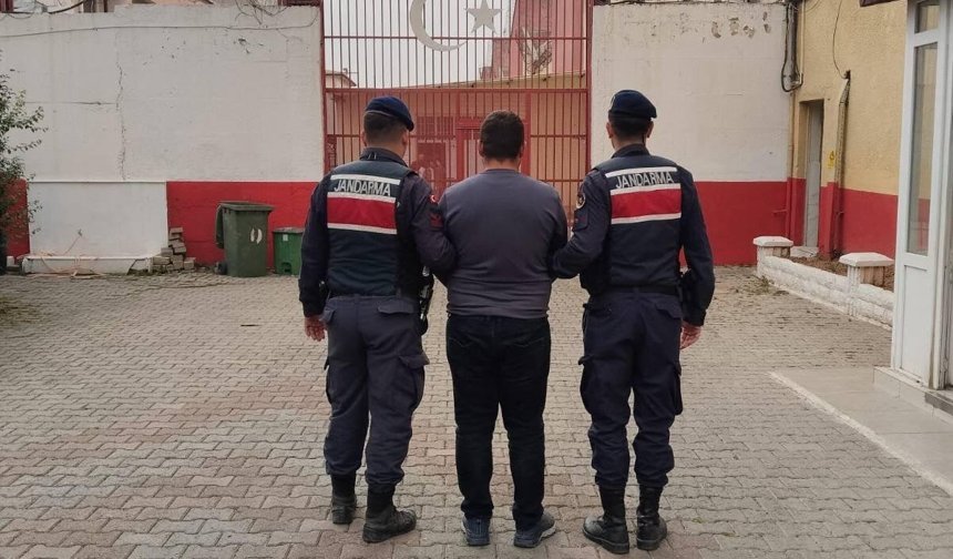 Germencik'te 10 yıl hapis cezası ile aranan şahıs yakalandı