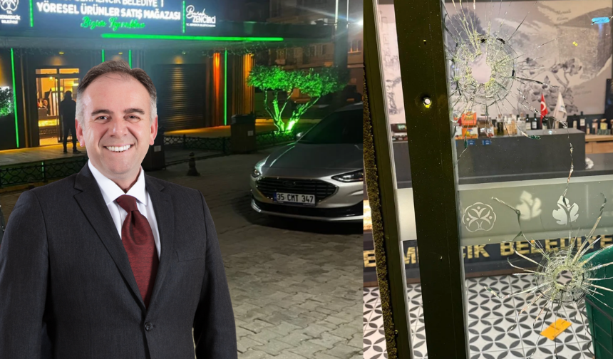 Germencik'te belediyeye ait iş yeri kurşunlandı! Eski başkan gözaltına alındı