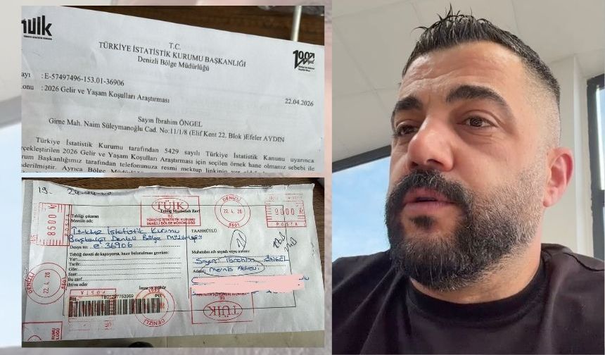TÜİK'ten gelen telefonu reddetti evine ceza makbuzu geldi!