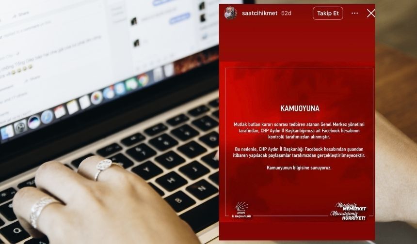 CHP Aydın'ın Facebook hesabı el değiştirdi!