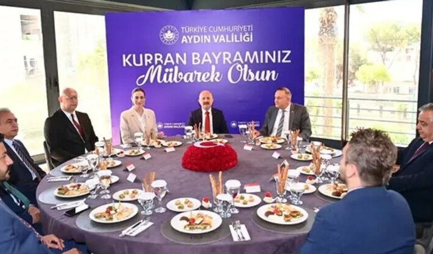 Aydın protokolü, Kurban Bayramı'nı kutladı