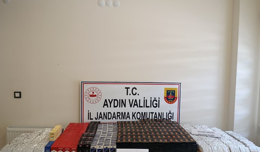 Koçarlı’da jandarmadan kaçak tütün operasyonu!
