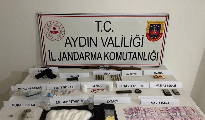 Germencik’te narkotik baskını!