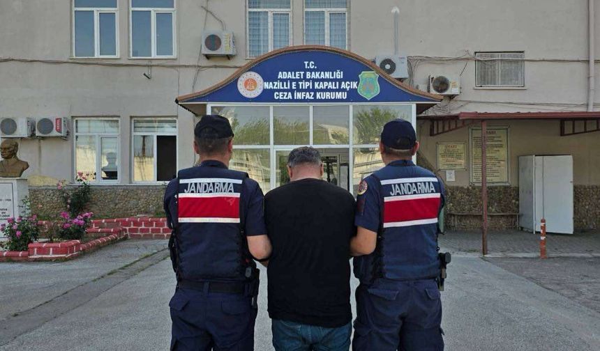 Nazilli’de firari hükümlü jandarma operasyonuyla yakalandı