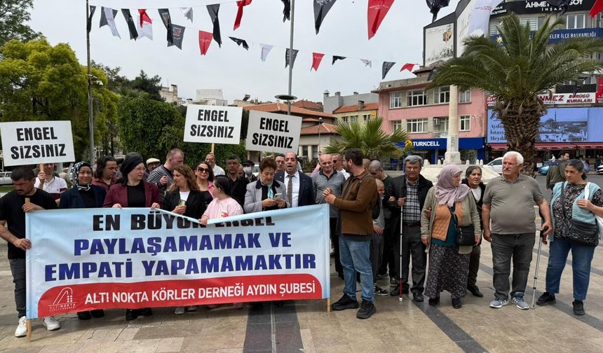Altı Nokta Körler Derneği Aydın Şubesi’nden erişilebilirlik vurgusu!