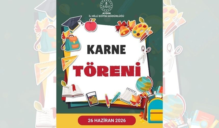 Aydın’da 190 bini aşkın öğrenci karne alacak