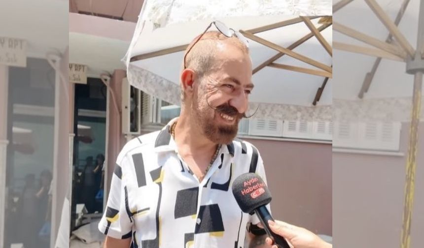 Kendine özgü bıyık tarzıyla dikkat çeken bir vatandaşa mikrofon uzattık