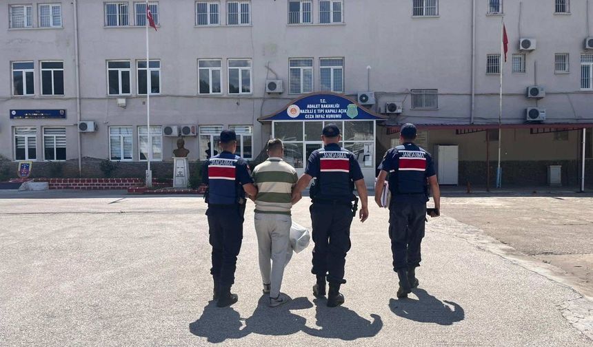 Birden fazla suçtan aranan şahıs Karacasu’da gözaltına alındı