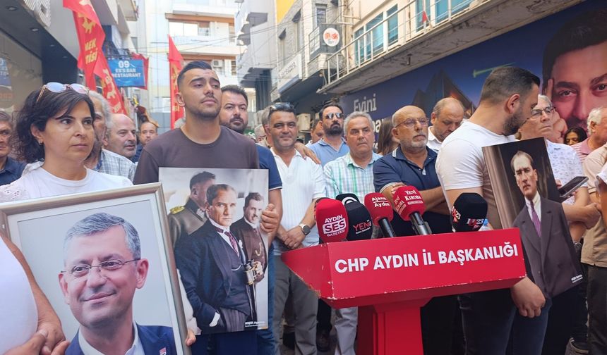 CHP'nin açıklamasında bir kişi fenalaşarak bayıldı!