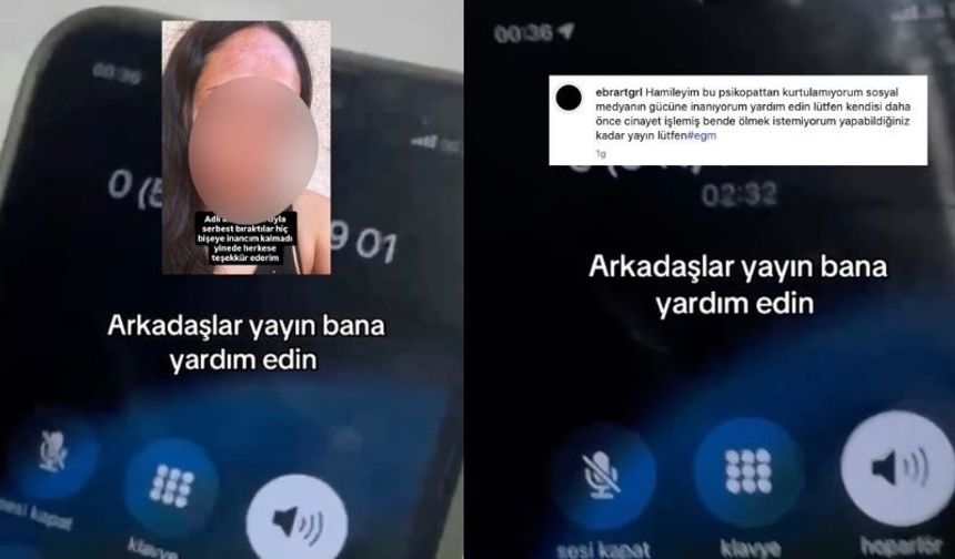 Hamile kadın yardım çağrısında bulundu!