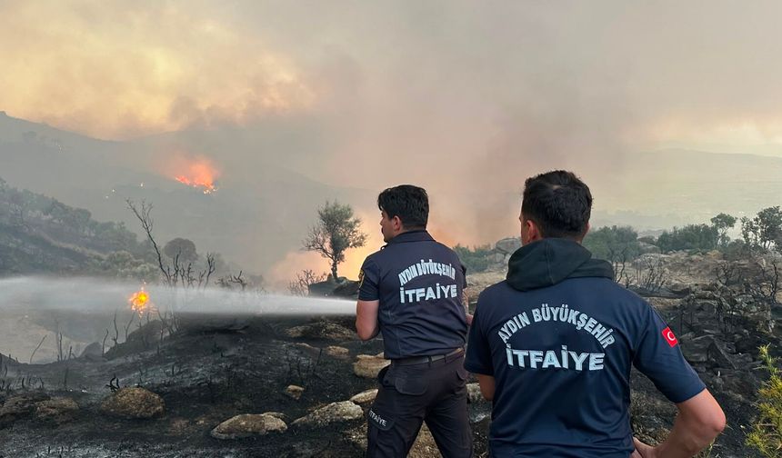 Aydın Büyükşehir Belediyesi İtfaiyesi 1 haftada 446 yangına müdahale etti