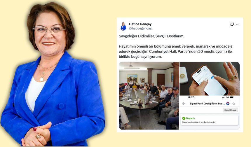 Didim Belediye Başkanı Gençay CHP’den istifa etti!