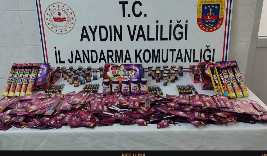 Didim'de yasaklı malzemelere jandarma engeli