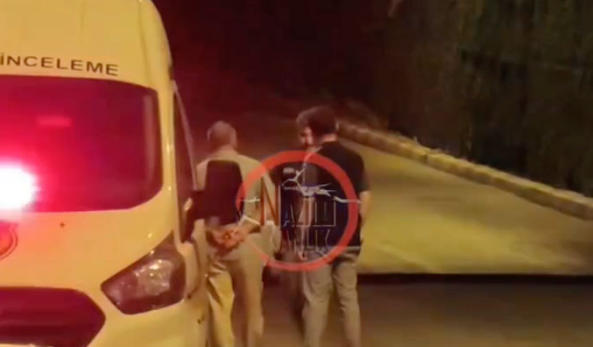 Nazilli’de köprüye asılan maket polisi alarma geçirdi