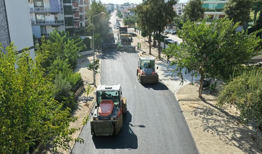 Aydın'da Efeler'in yolları yenileniyor