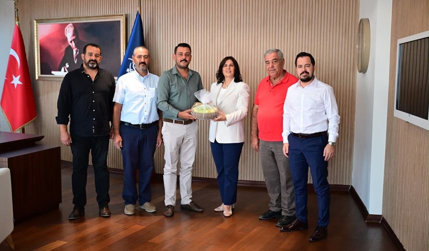 Çerçioğlu'na Germencik Ziraat Odası'ndan ziyaret