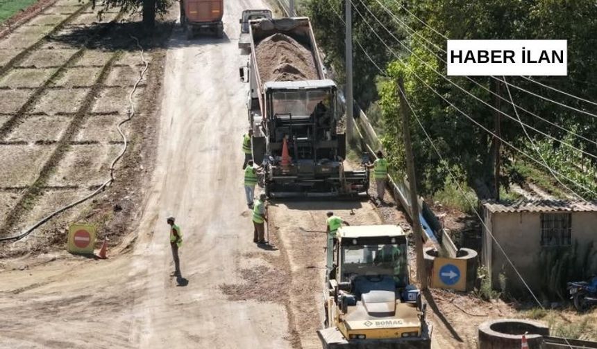 Başkan Çerçioğlu kırsal mahallelerde yol yenileme çalışmalarını sürdürüyor
