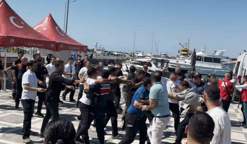 Silivri’de batan gemiyi takip eden basın mensuplarına saldırı!