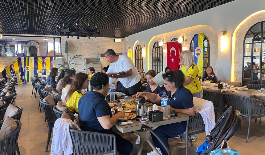 Aydın’da Fenerbahçeli kadınlar kahvaltıda buluştu