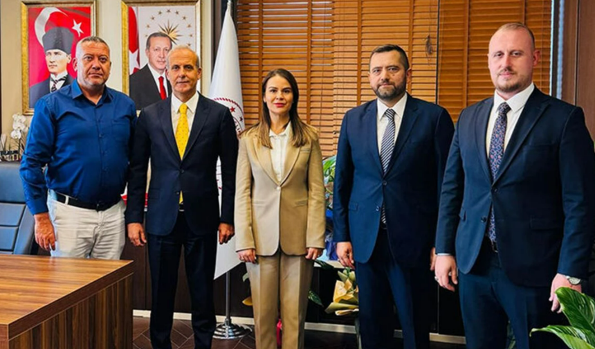 Öz Sağlık-İş’ten Başhekim Özbağçıvan’a hayırlı olsun ziyareti