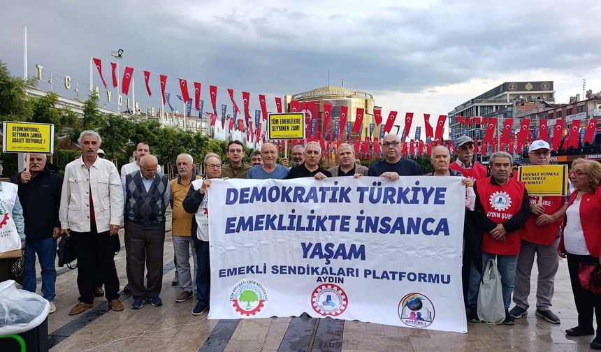 Emeklilerden Ali Şekeroğlu açıklaması: “İnsanca ve onurumuzla yaşamak istiyoruz!”