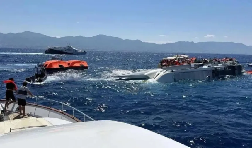 Girne açıklarında batan gemide bir naaşa daha ulaşıldı