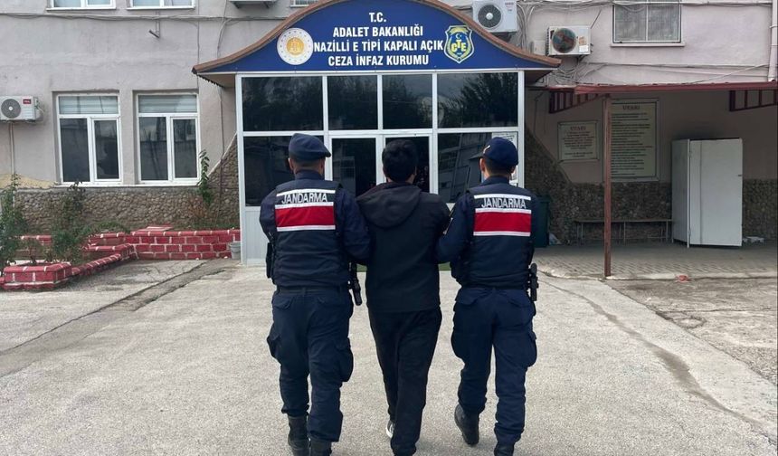 Nazilli’de 15 yıl hapis cezasıyla aranan hükümlü yakalandı