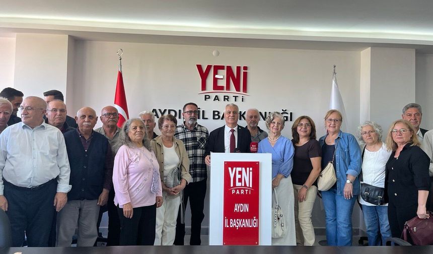 Bayram İnci, YENİ Parti Aydın İl Başkanlığına adaylığını açıkladı