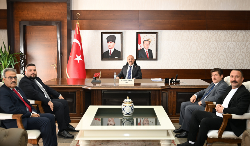 Aydın Gazeteciler Cemiyetinden Vali Varol’a ziyaret